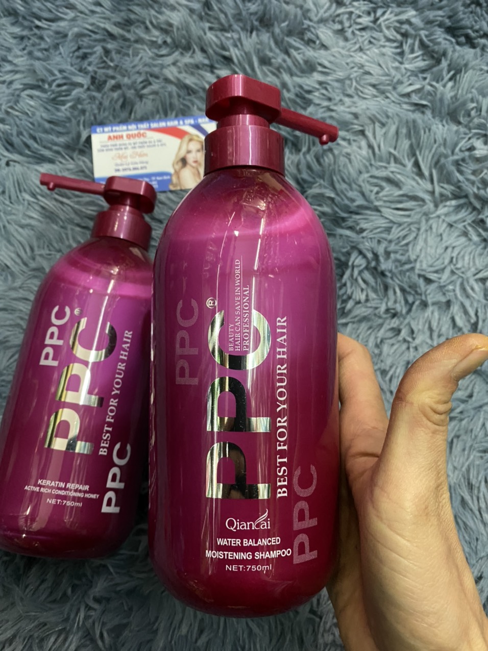 gội phục hồi ppc đỏ