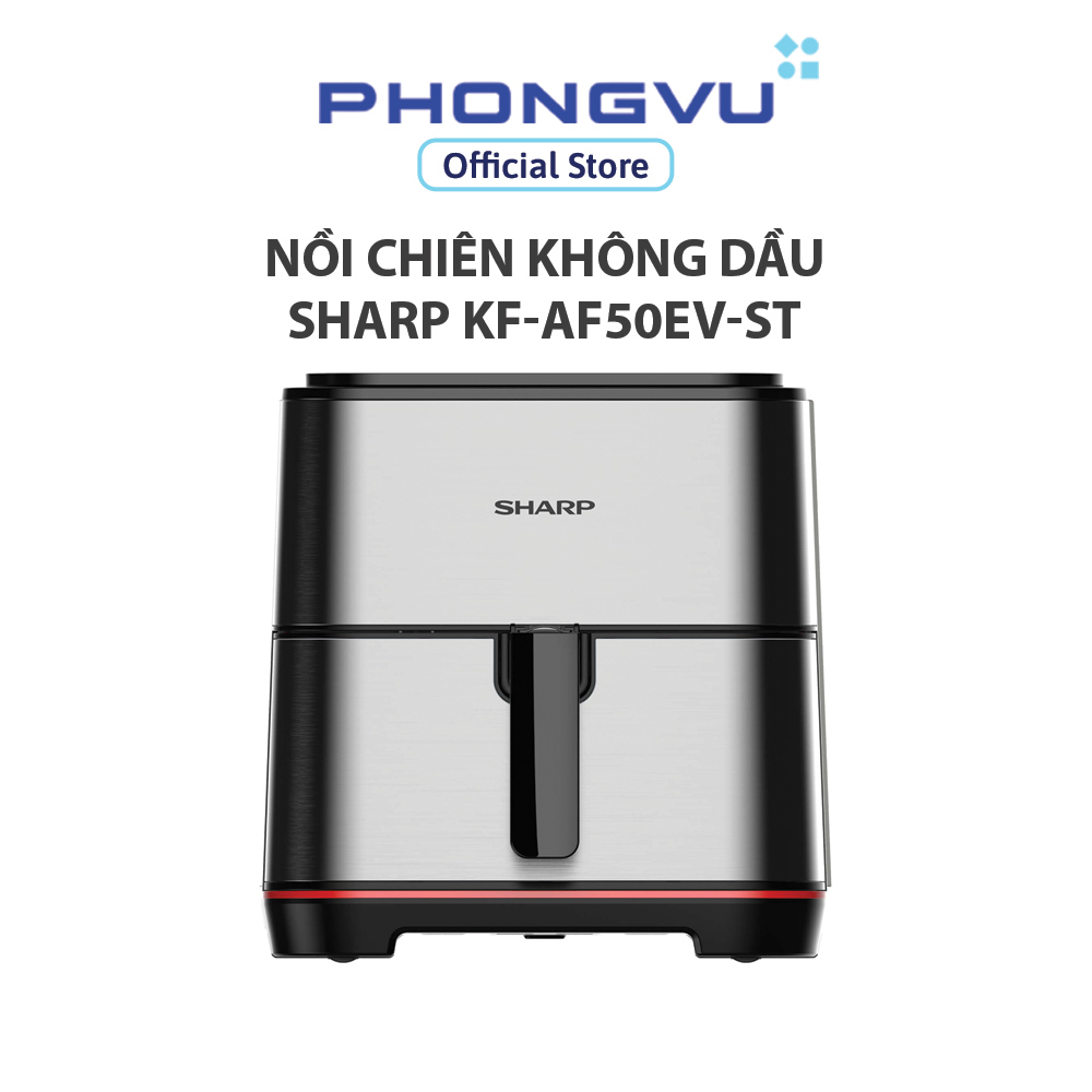 Nồi chiên không dầu sharp kf-af50ev-st - bảo hành 12 tháng