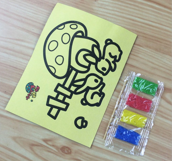 Combo 10 tranh cát Téppi cho bé ( CÓ SẴN CÁT )