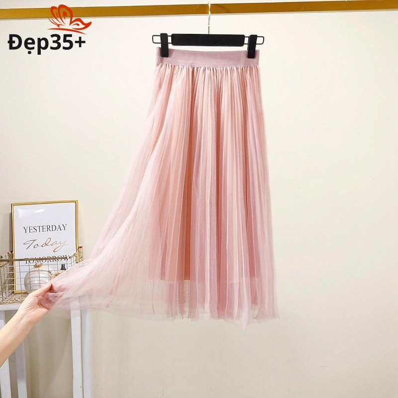 Chân váy voan lưới xinh xắn