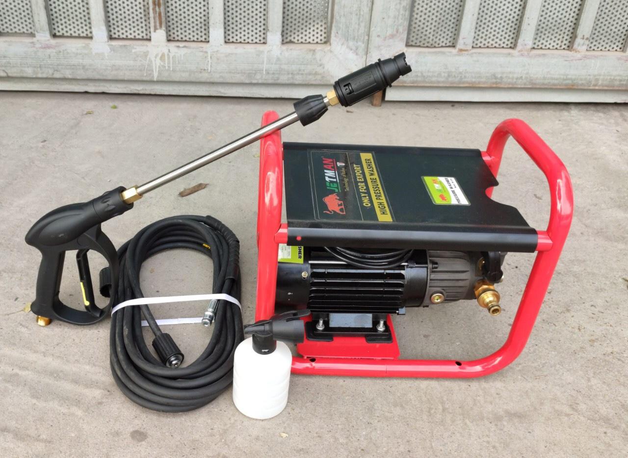 máy rửa xe đa năng 2000W JM - vòi xịt rửa xe