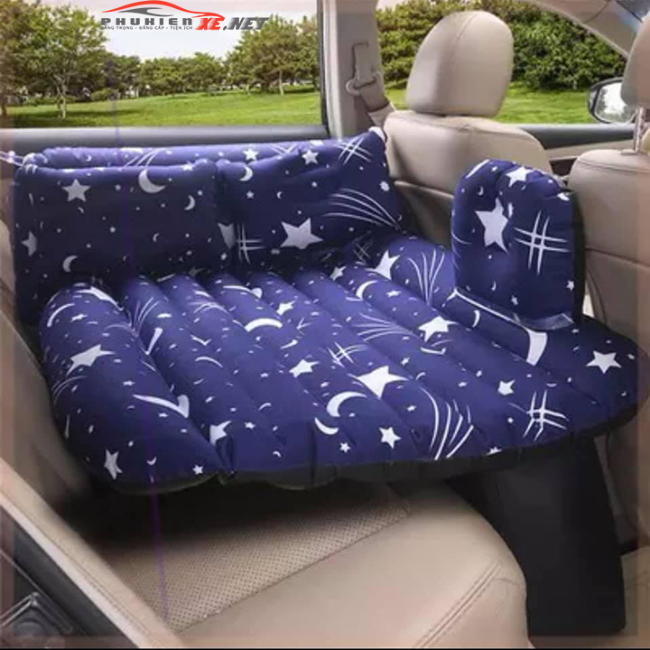 Đệm hơi oto Vải Dù Oxford CAO CẤP Họa Tiết Ngôi Sao Phù Hợp Các Dòng Xe 4 chỗ 5 chỗ 7 chỗ chỗ và bán tải - OTOALO