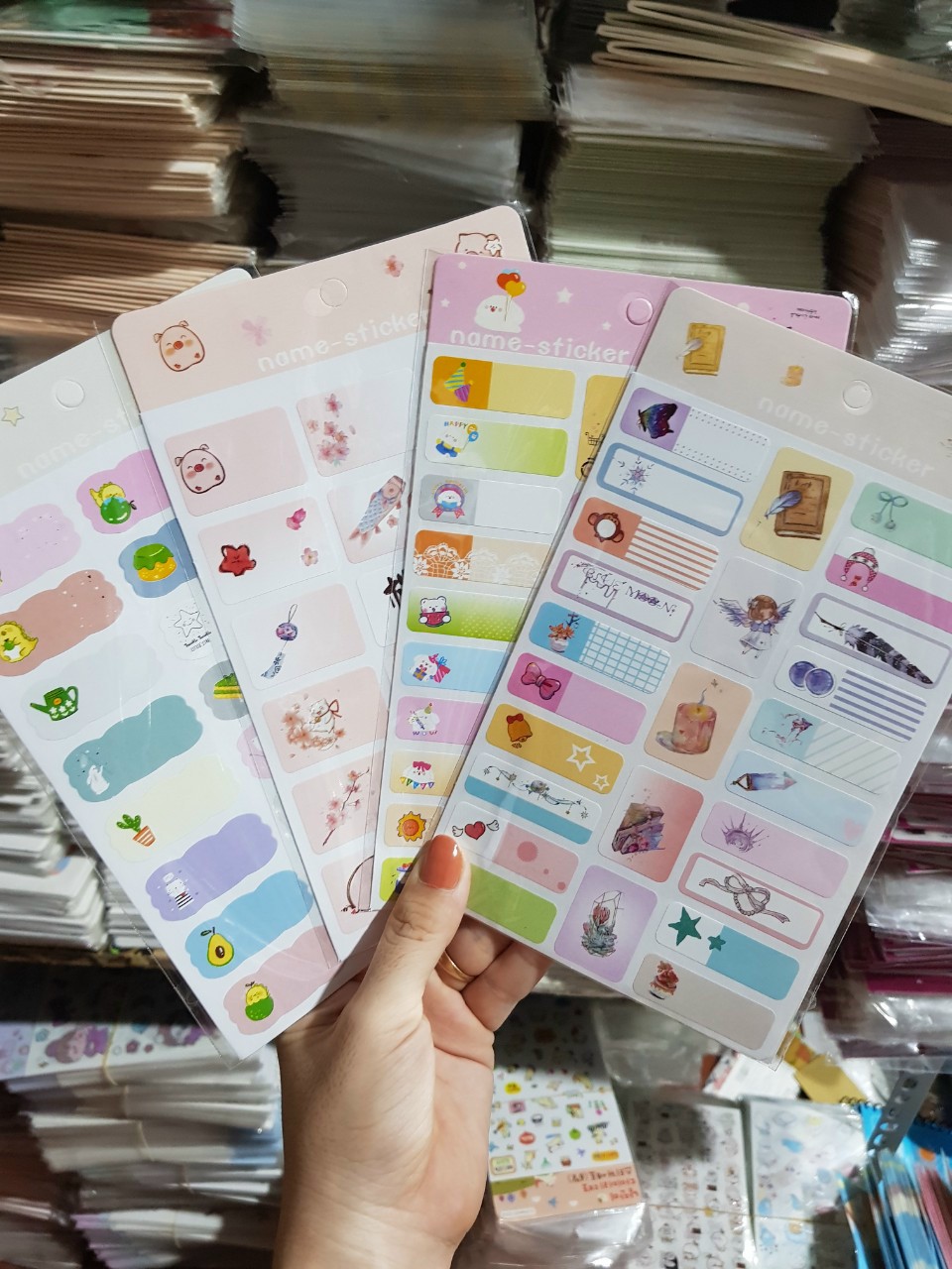 Name Stickers, Cute Name Stickers