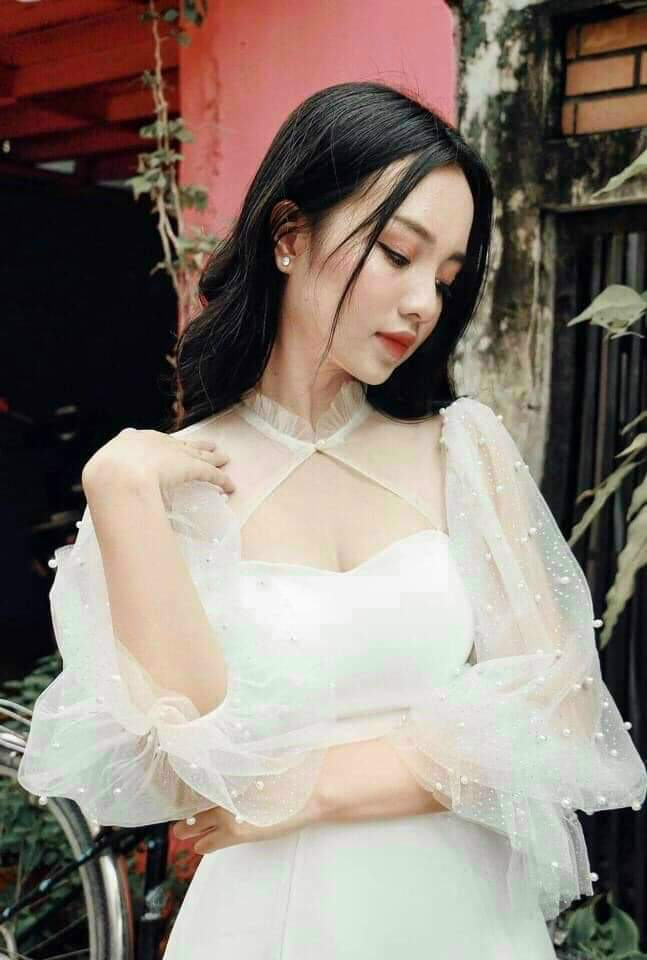 [HCM]Đầm đính ngọc trai dự tiệc sang chảnh