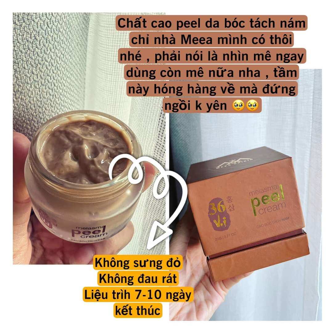 Peel Tảo Sâm Bóc Tách Nám Meea