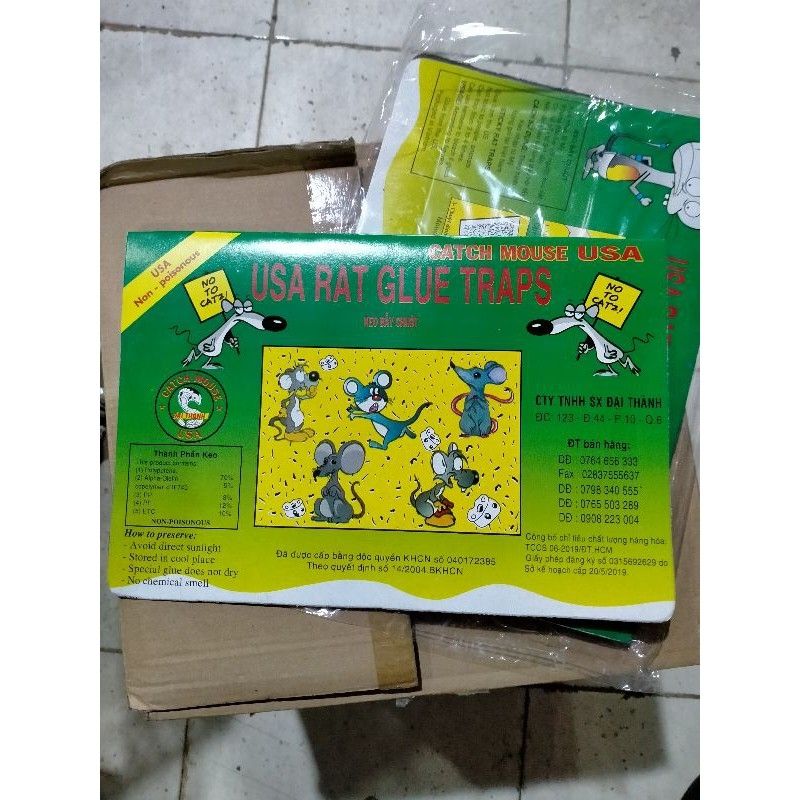 [ 4 miếng] Keo bẫy chuột Hàn Quốc