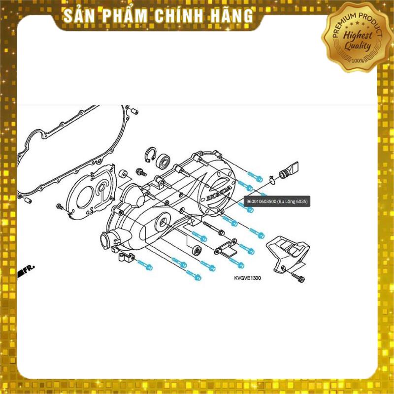 Mũ nồi ( Cánh gà lốc nồi ) Air blade 110 Đời đầu/ Click 110