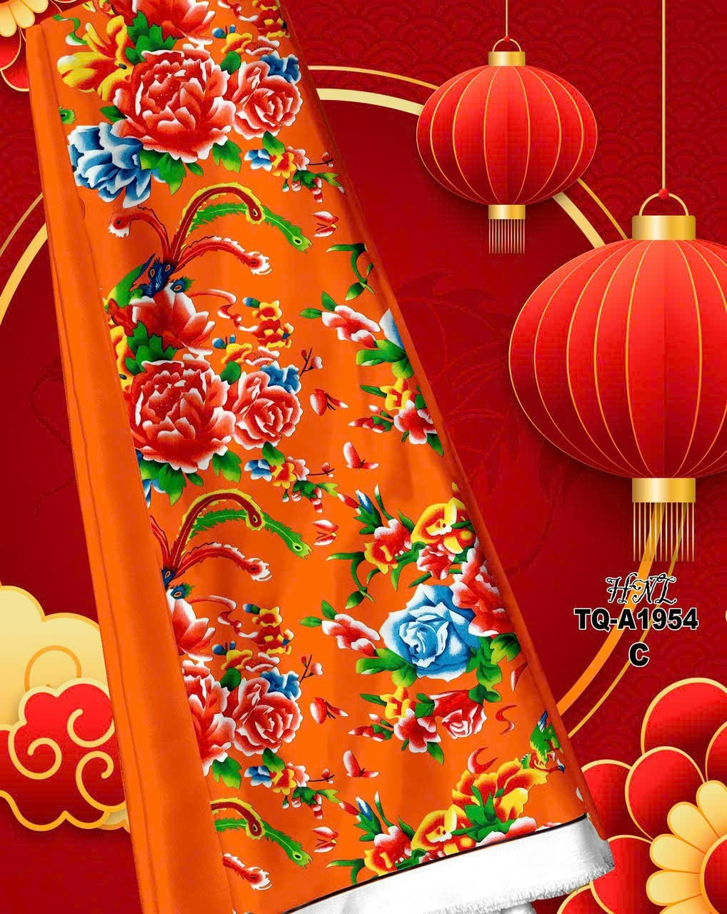 VẢI LỤA LONG PHỤNG 1301241610 ( KHỔ 1M5)