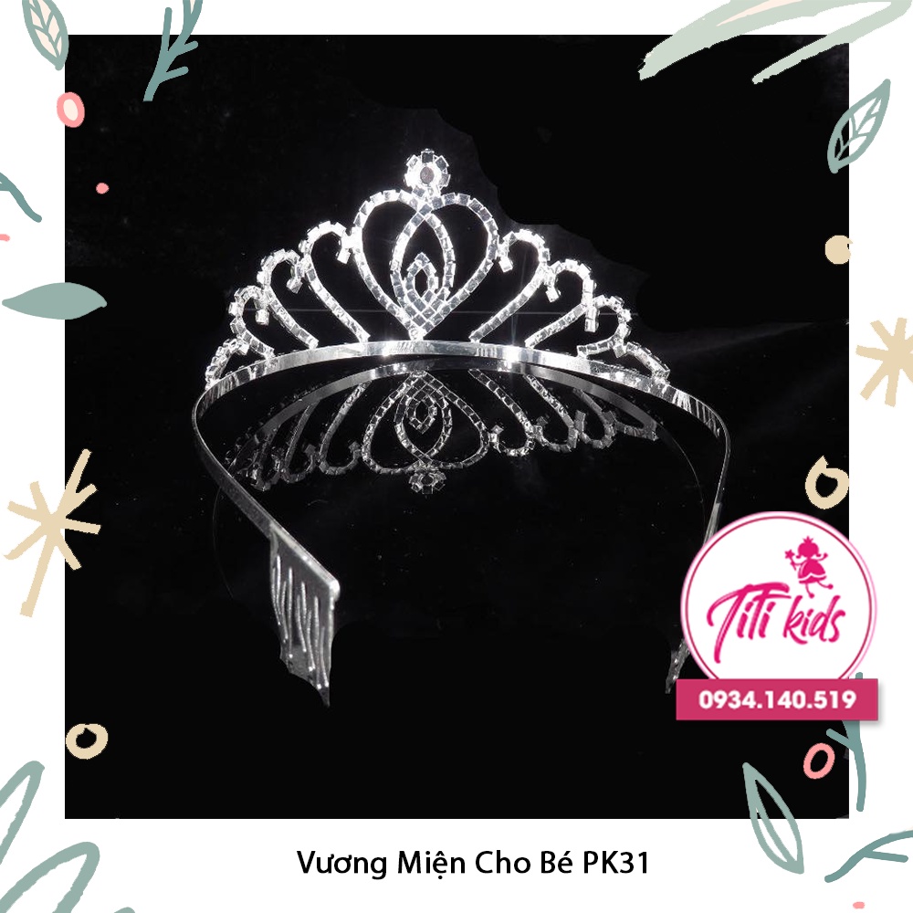 CÀI VƯƠNG MIỆN CHO BÉ GÁI TITIKIDS - PK31