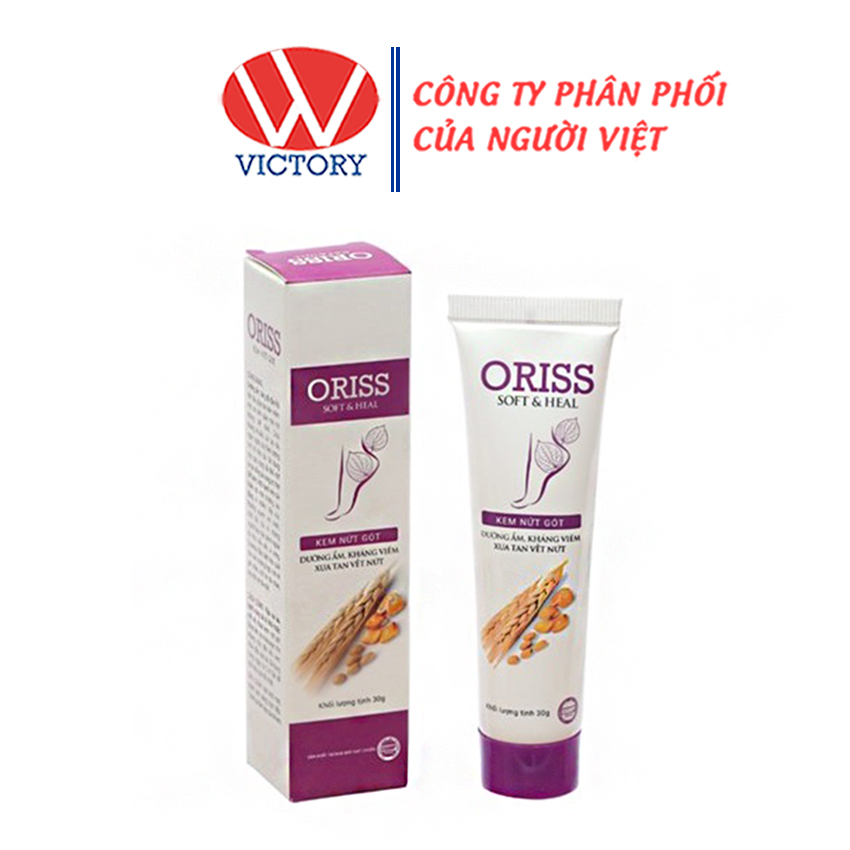 [HCM]Kem Nứt Gót ORISS - Ngăn Ngừa Nứt Nẻ Tăng Đàn Hồi Cho Da - Victory Pharmacy