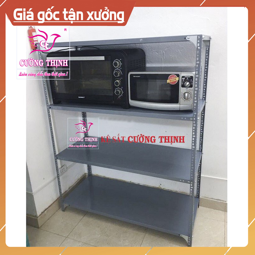 KỆ SẮT ĐA NĂNG 4 TẦNG, C150 x D120 x R40