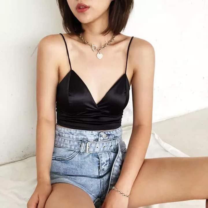 Áo bra lụa phi bóng sexy, quyến rũ