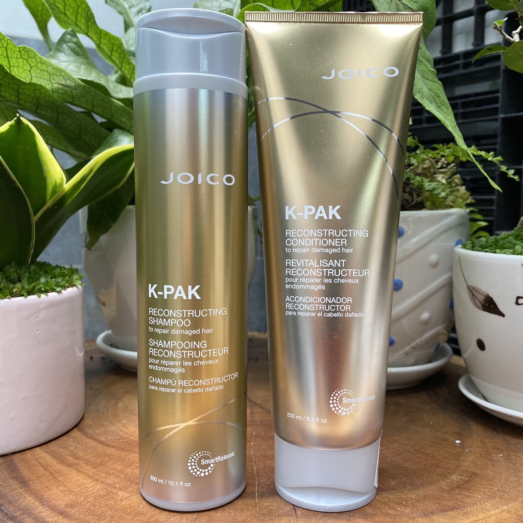 Dầu gội xả phục hồi hư tổn K-Pak Reconstructing Shampoo Joico 300ml/250ml