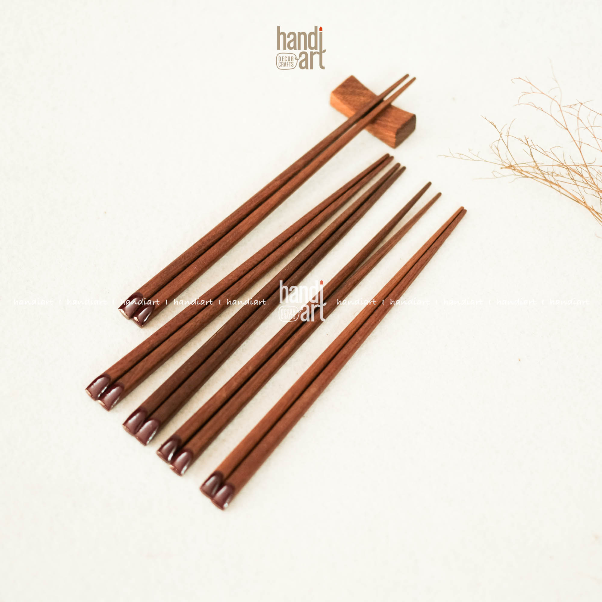 Đũa gỗ tự nhiên, 5 đôi đũa gỗ