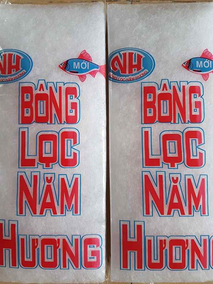 Bông lọc nước, gòn lọc nước cho cá cảnh, hồ cá loại dày 2cm