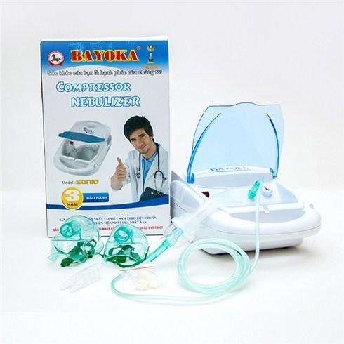 Máy xông mũi họng xông khí dung Bayoka