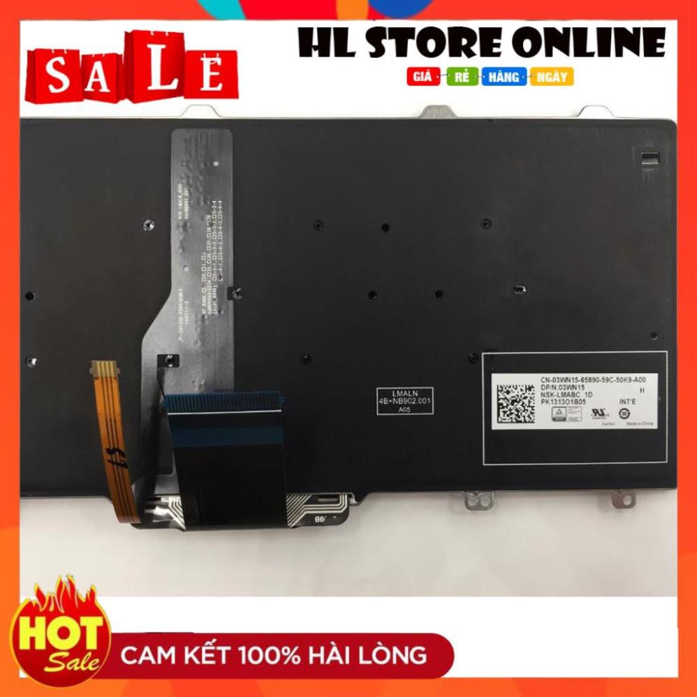 Bàn Phím Laptop Dell Latitude E5250 E7250 E7270 – CÓ ĐÈN