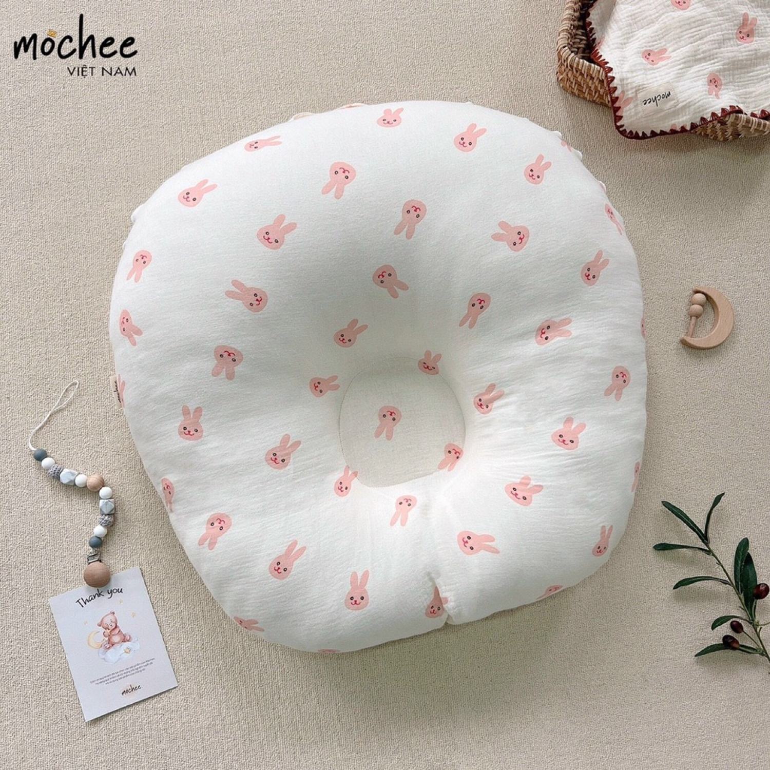 Vỏ gối chống trào ngược cho bé Mochee