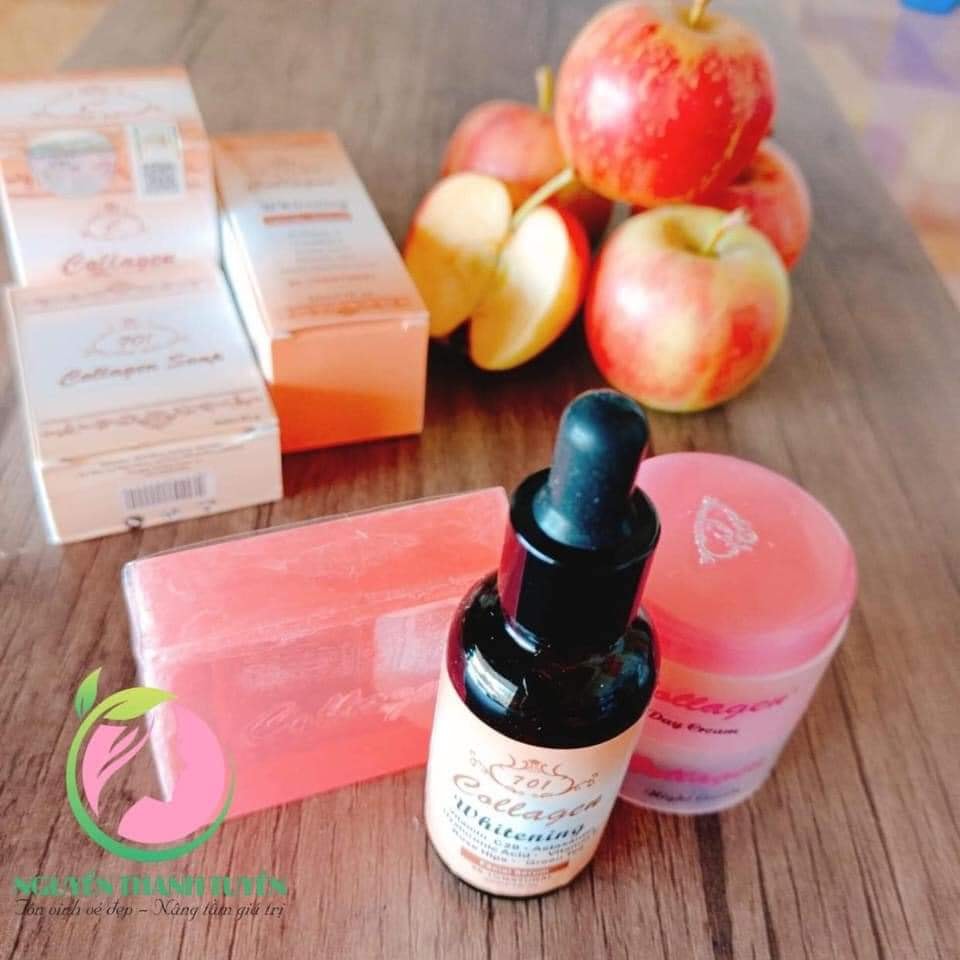 bộ kem và serum vit colagen plus vit e
