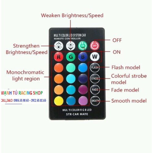 Đèn LED Demi Remote hàng chính hãng