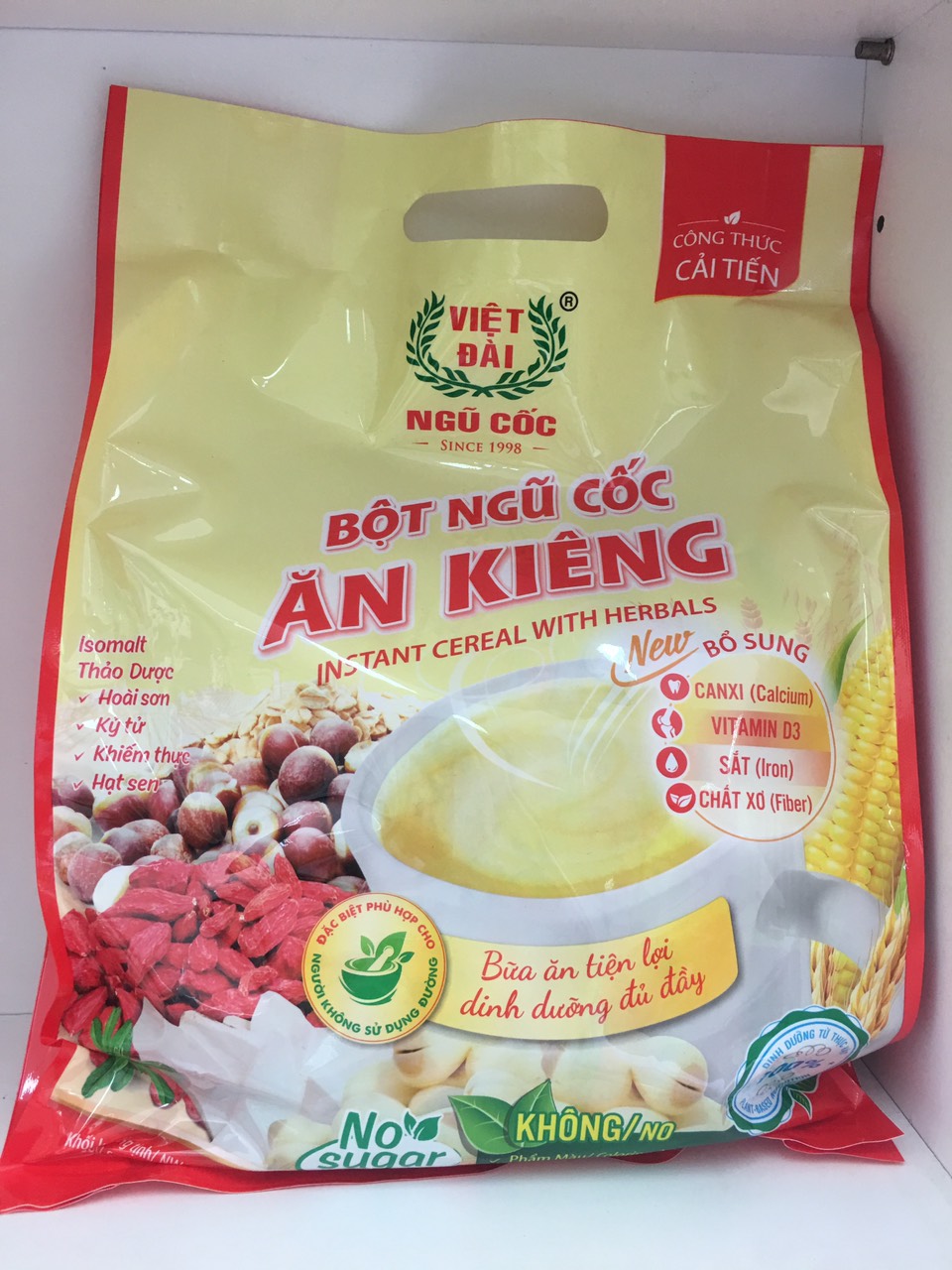 Bột ngũ cốc ăn kiêng việt đài 600g