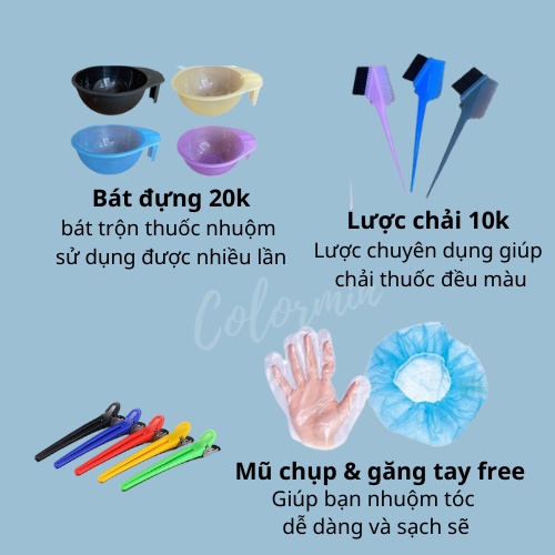 Bộ Dụng Cụ Nhuộm Tóc Cao Cấp