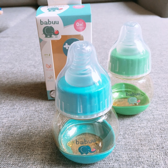 Bình Babuu 60ml, 125ml, 250ml cho bé sơ sinh