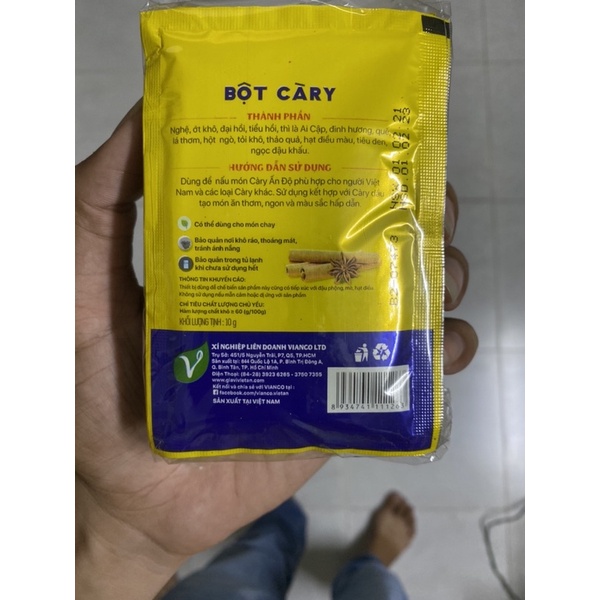 Bột Cà ri Việt Ấn 10gr ( 10 gói )