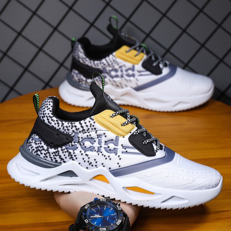 Giày Thể Thao Nam Sneaker Đế Uốn Daiaa Kiểu Dáng Mới