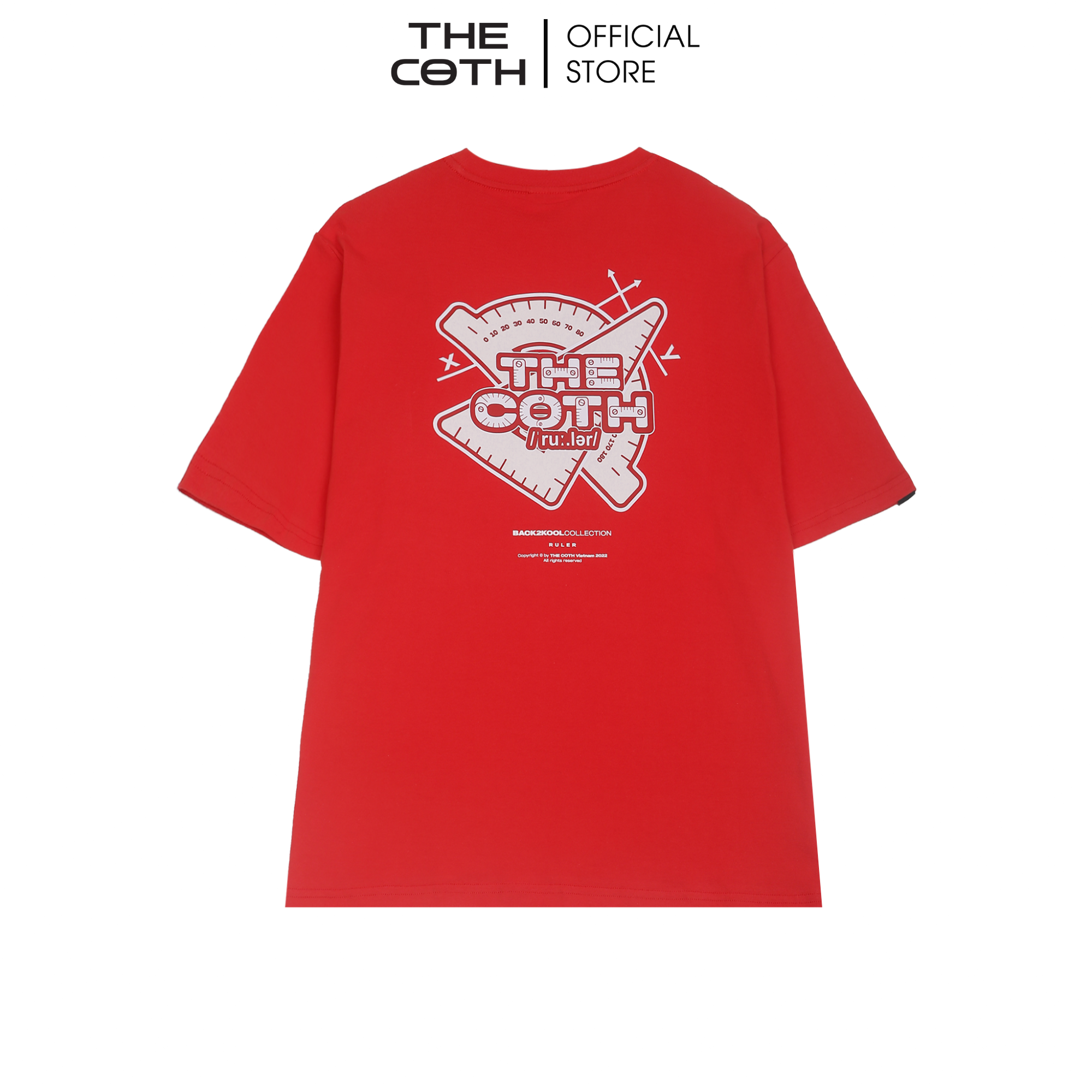 [BACK2KOOL] Áo thun Unisex Ruler Tee Thương hiệu The Coth - AT2U0805