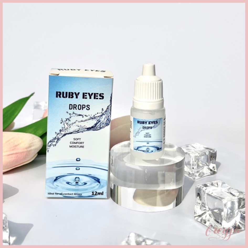 Nước ngâm lens , nước rửa lens ruby - nước nhỏ mắt cao cấp ruby eyes
