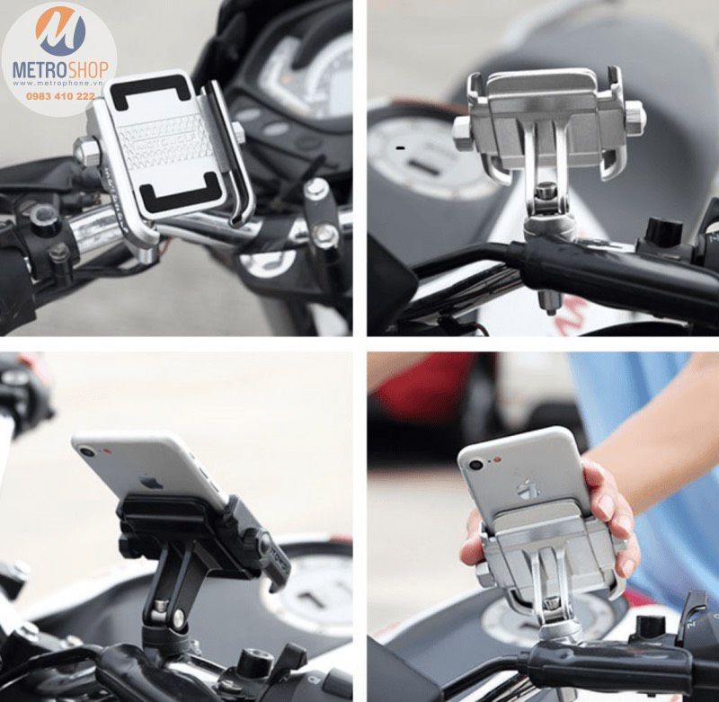 Kẹp điện thoại trên xe máy 2805B cao cấp