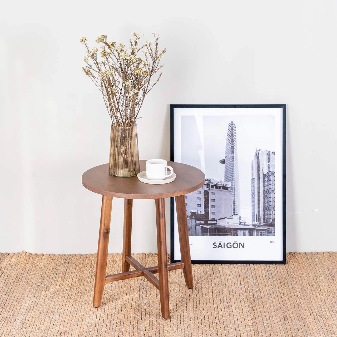 Bàn Sofa – Bàn Cafe Tròn Gỗ MOHO OSLO 901
