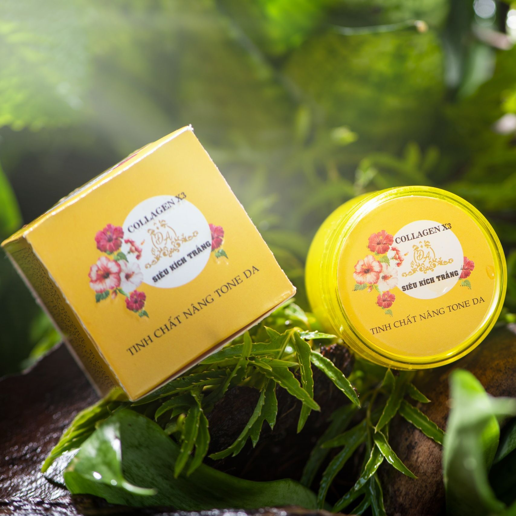 Kích trắng nâng tone da collagen x3 - đông anh