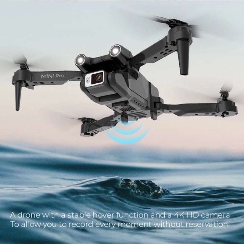 Máy Bay Flycam mini pro - thiết kế giống mini 3 - mắt quang Camera 4K cảm biến va chạm. BH 1T