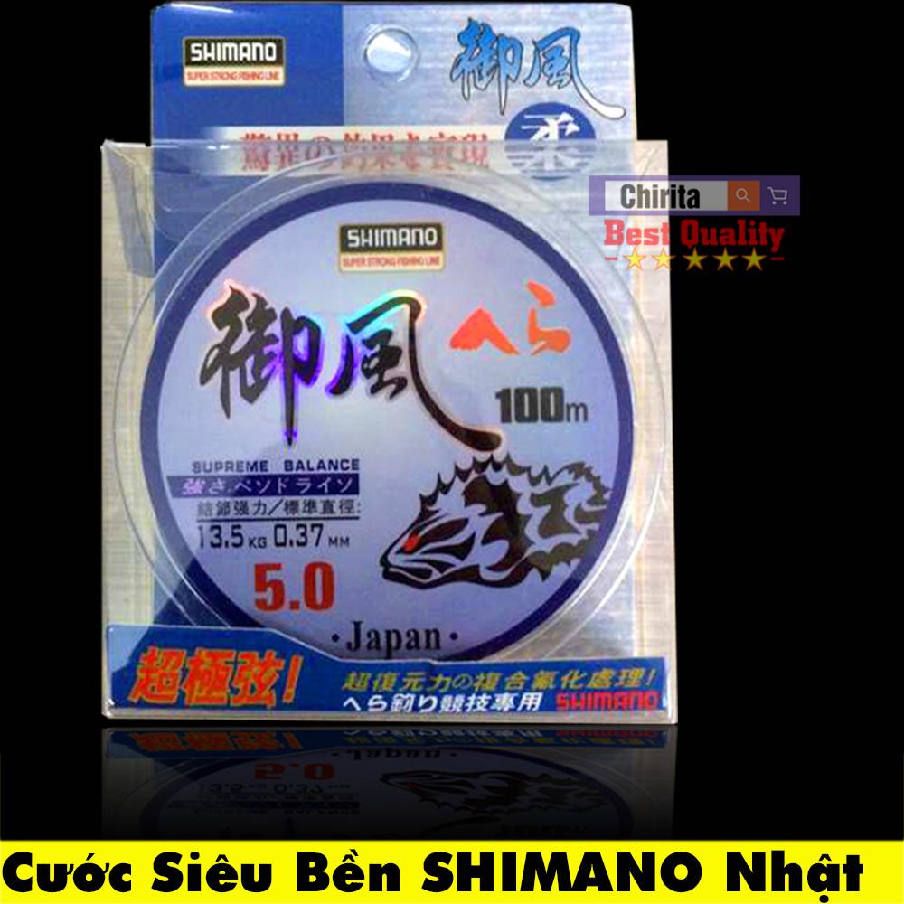Dây Cước Câu Cá SHIMANO Nhật Bản 100m - Cước Câu Cá Siêu Bền