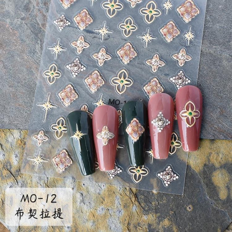 Stick lụa 5d cao cấp - mẫu mới 2023 -phụ kiện trang trí nail