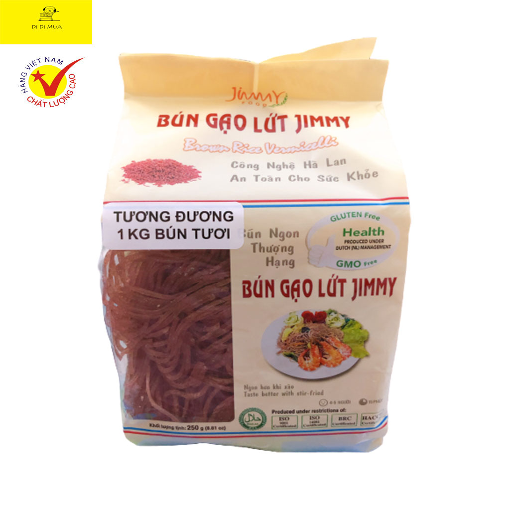 Bún gạo lứt Jimmy 250gram (date 9/2023)