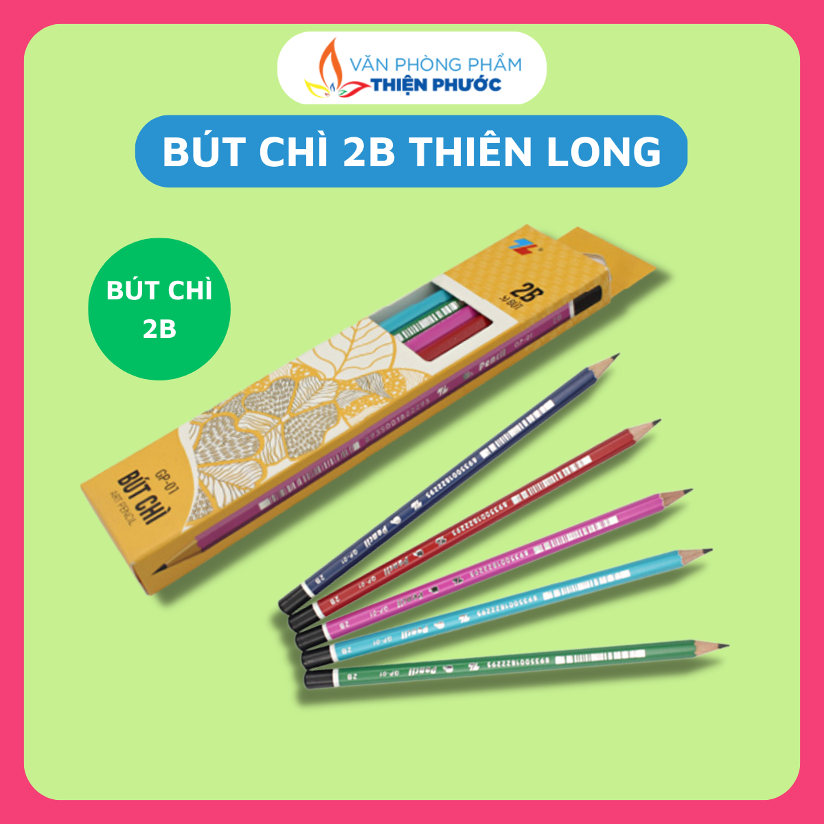 Bút chì 2b thiên long gp01 thiện phước