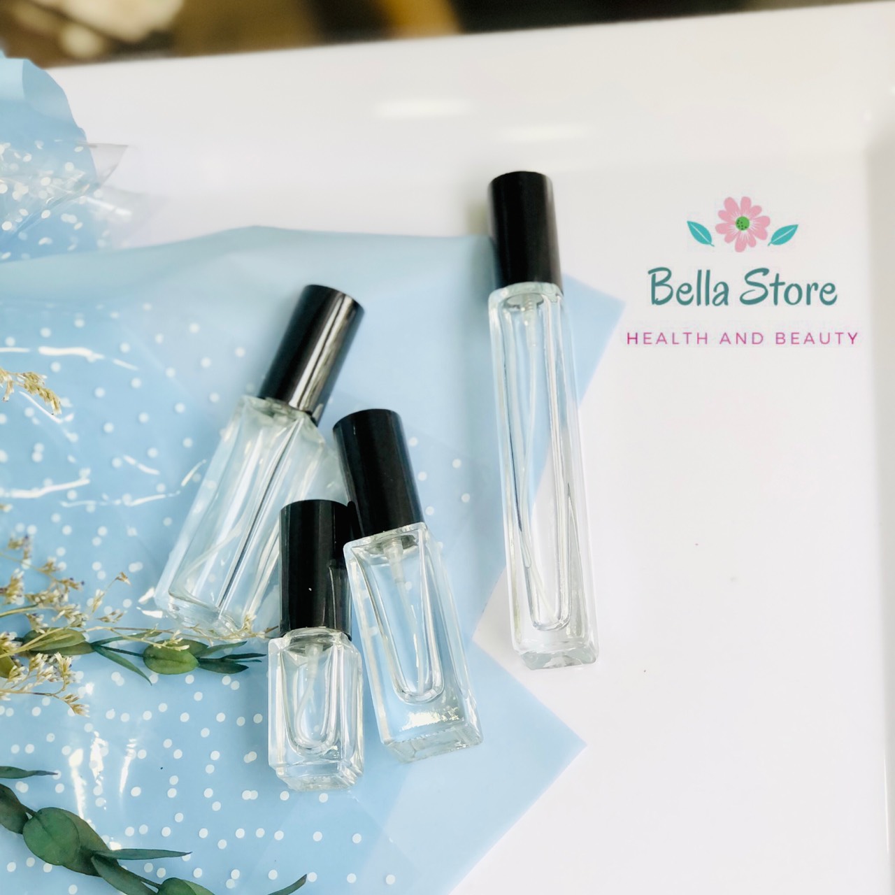 Chai chiết nước hoa thủy tinh trơn 2ml 3ml 5ml 10ml