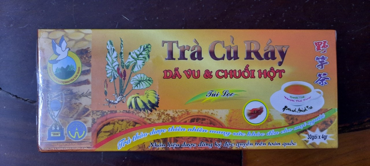 [HCM]Trà củ ráy chuối hột dùng cho người bị gout