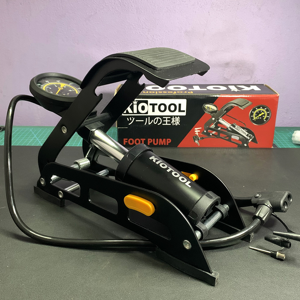 Bơm xe máy, ô tô đạp chân kiotool
