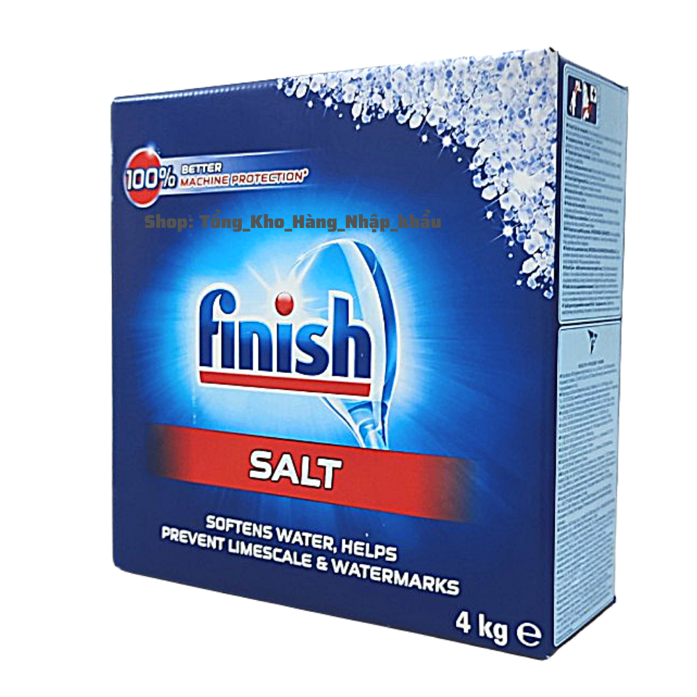 Muối rửa bát finish 2kg ( gói lẻ bóc từ hộp 4kg) -Chính Hãng.