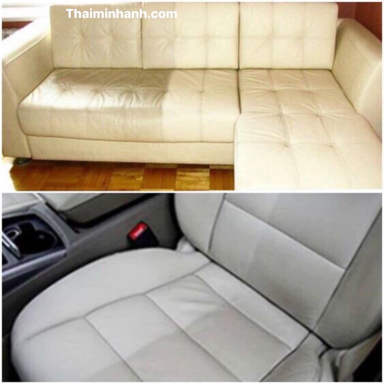 Vệ sinh ghế sofa da hãng Furniture Clinic nước Anh an toàn cho chất liệu da thật - Leather Ultra Clean 500ml