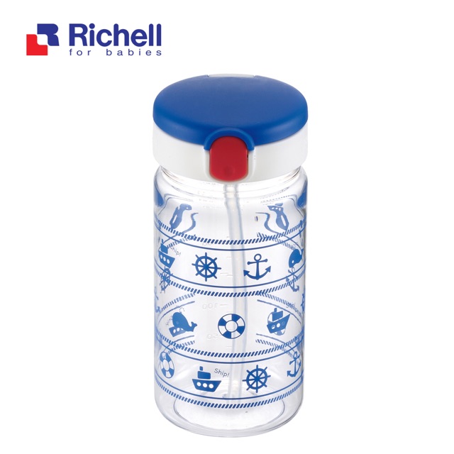 Cốc ống hút Richell 200ml/320ml (Nhật Bản)