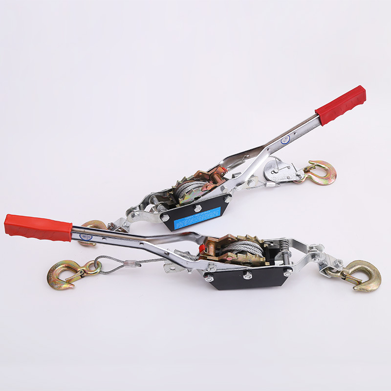 Pa lăng cáp lắc tay 1 tấn -2 tấn cáp 1,5 mét.