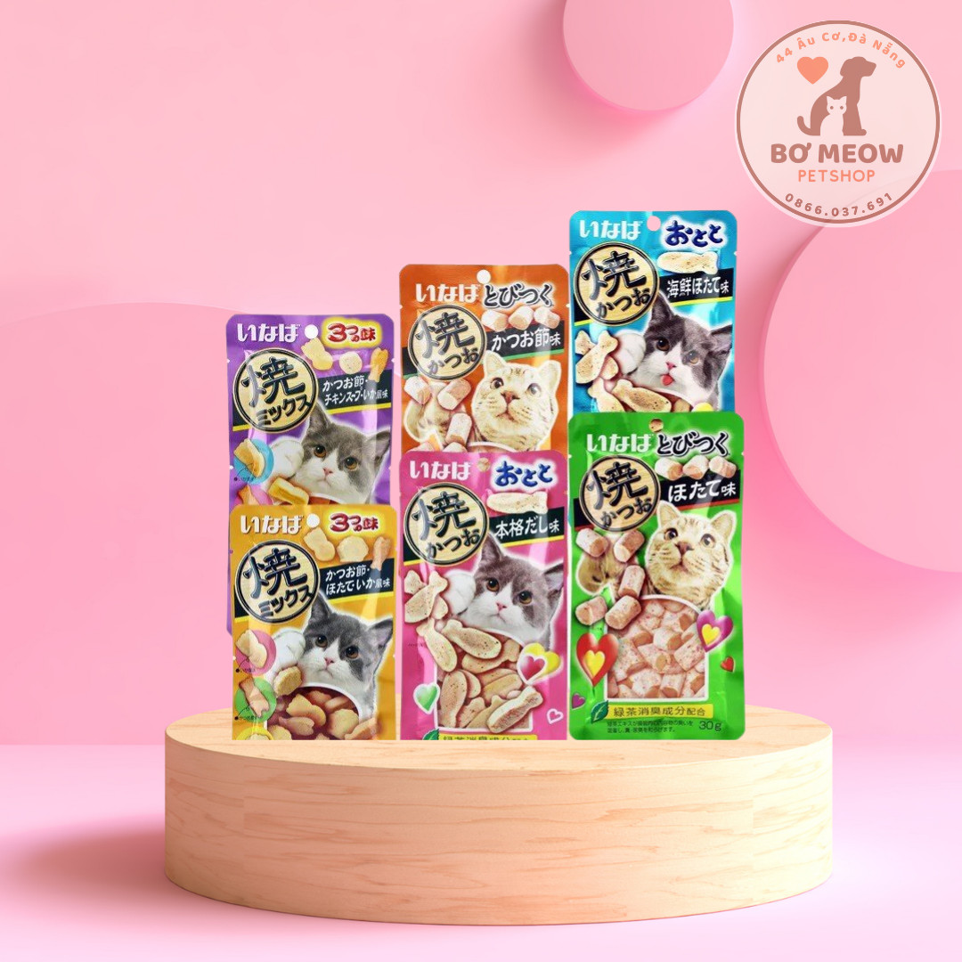 INABA BÁNH THƯỞNG CHO MÈO 25G