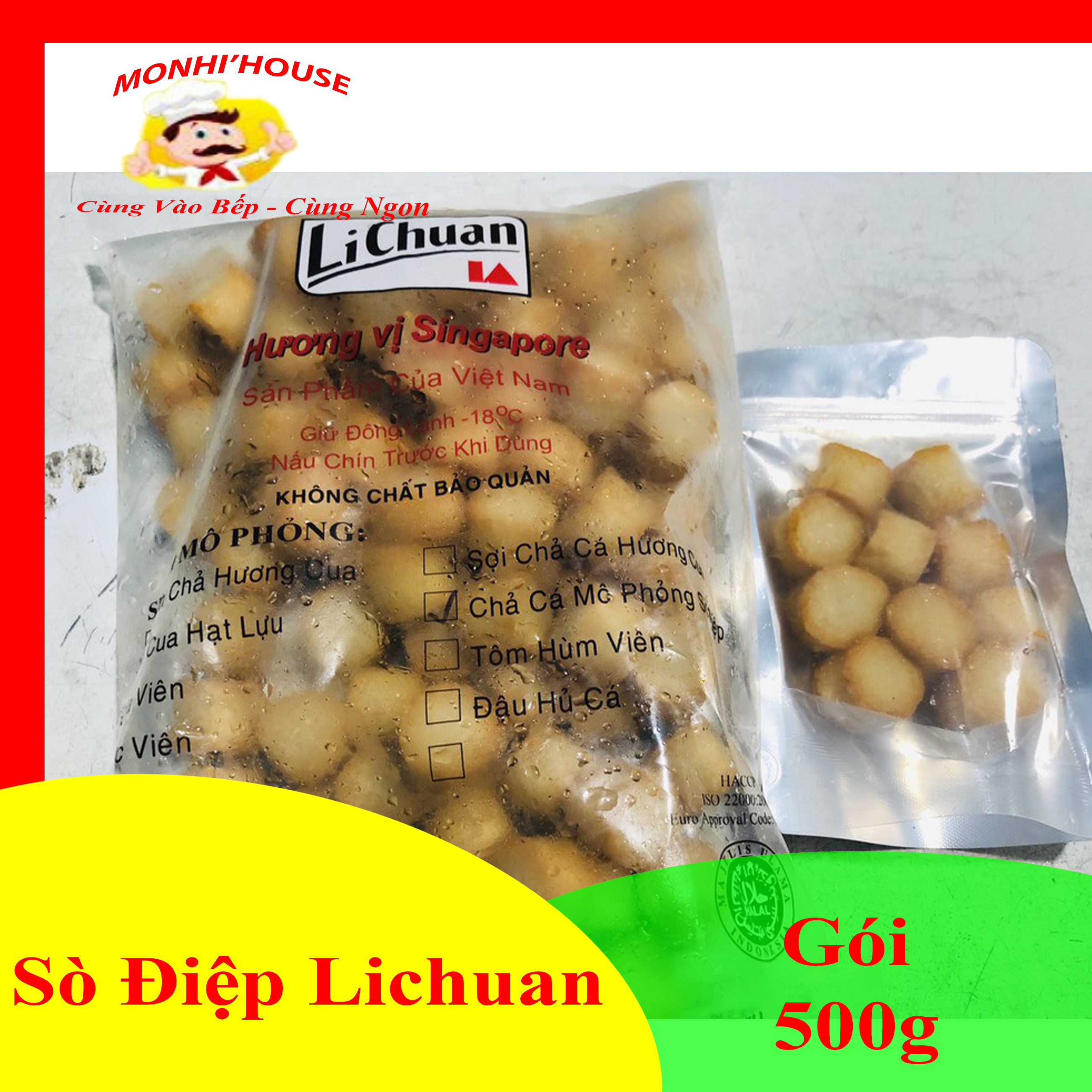 100G SÒ ĐIỆP SURIMI LICHUAN