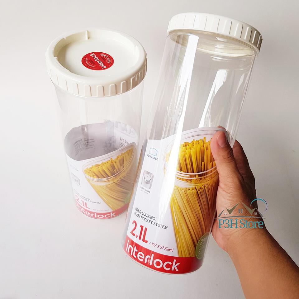 Bộ 2 hộp bảo quản Lock&Lock Interlock dung tích 2,1L