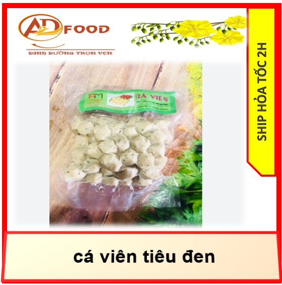 500gr cá viên tiêu đen thơm ngon giàu chất dinh dưỡng